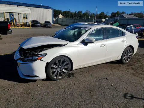 JM1GL1TY6K1509892 — 2019 Mazda 6, Przód, zdjęć przed naprawą
