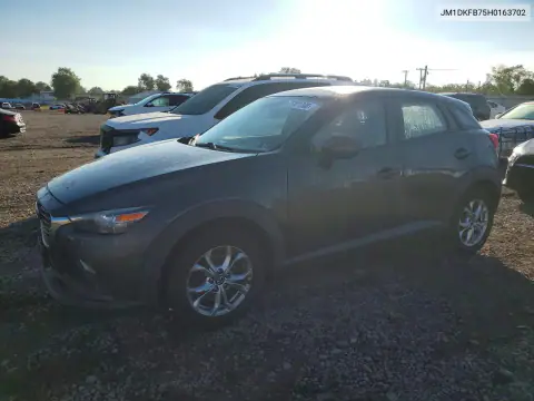 JM1DKFB75H0163702 — 2017 Mazda CX-3, Подтопление, фото до ремонта
