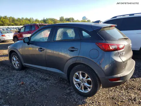 JM1DKFB75H0163702 — 2017 Mazda CX-3, photo 2 from Copart, Flood