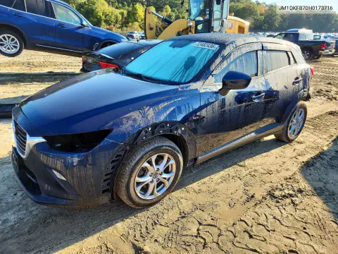 JM1DKFB70H0173716 — 2017 Mazda CX-3, Передняя часть, фото до ремонта
