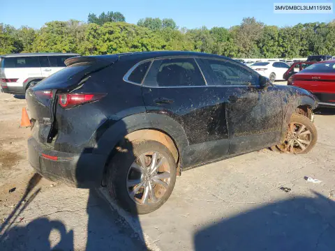 3MVDMBCL3LM115926 — 2020 Mazda CX-30, фото 3 с аукциона Copart, БОКОВАЯ ЧАСТЬ