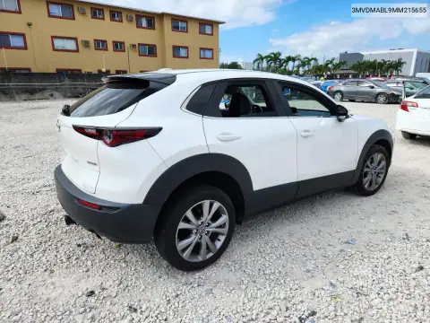 3MVDMABL9MM215655 — 2021 Mazda CX-30, фото 3 с аукциона Copart, Боковая часть