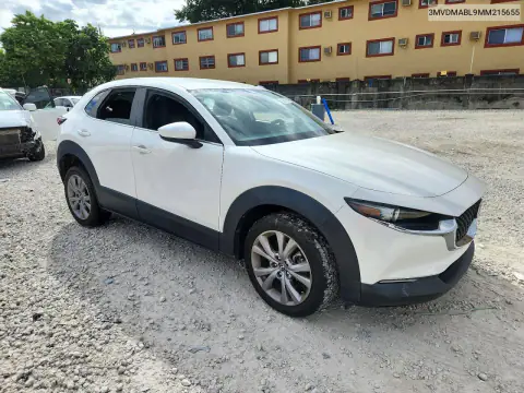 3MVDMABL9MM215655 — 2021 Mazda CX-30, фото 4 с аукциона Copart, Боковая часть