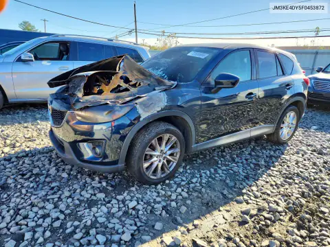 JM3KE4DY5F0453872 — 2015 Mazda CX-5, Incendio del motor, fotos antes de reparar