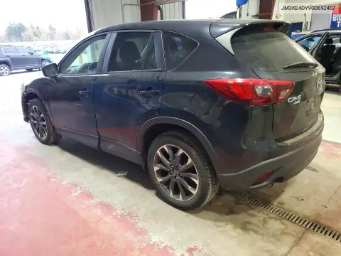 JM3KE4DY9G0692407 — 2016 Mazda CX-5, photo 2 from Copart, Front end