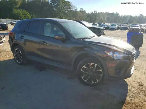 JM3KE2DY3G0746448 — 2016 Mazda CX-5, фото 4 с аукциона Copart, Передняя часть