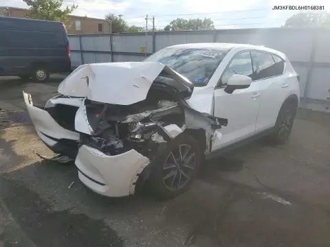 JM3KFBDL6H0168381 — 2017 Mazda CX-5, Parte delantera, fotos antes de reparar