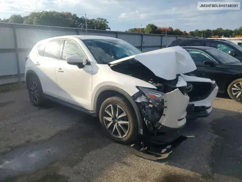 JM3KFBDL6H0168381 — 2017 Mazda CX-5, photo 4 from Copart, Front end