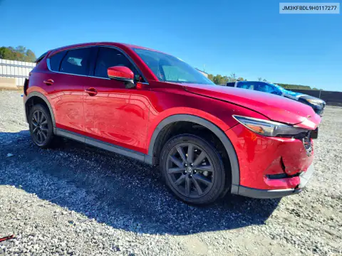 JM3KFBDL9H0117277 — 2017 Mazda CX-5, photo 4 from Copart, Front end