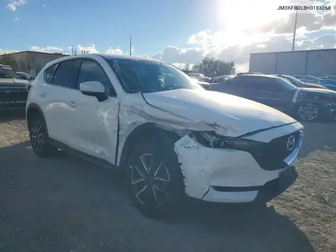 JM3KFBDL8H0183268 — 2017 Mazda CX-5, foto 4 de Copart, Parte delantera
