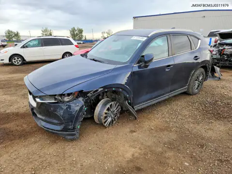 JM3KFBCM3J0311979 — 2018 Mazda CX-5, Przód, zdjęć przed naprawą