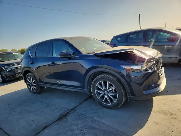 JM3KFACM0J0416800 — 2018 Mazda CX-5, photo 4 from Copart, Front end