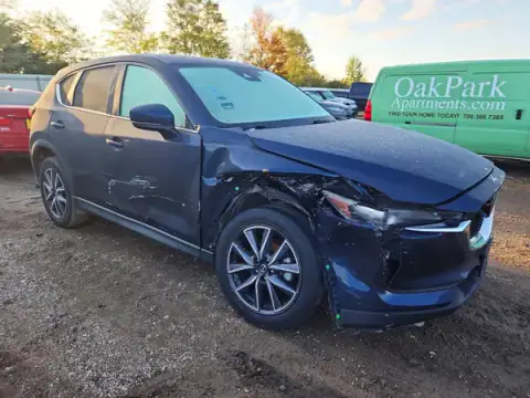 JM3KFBCM3J0301985 — 2018 Mazda CX-5, photo 4 from Copart, Front end