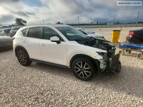 JM3KFACM1J1301827 — 2018 Mazda CX-5, photo 4 from Copart, Front end