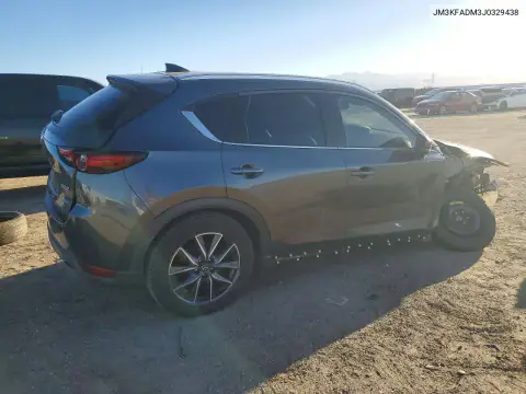 JM3KFADM3J0329438 — 2018 Mazda CX-5, фото 3 с аукциона Copart, Передняя часть