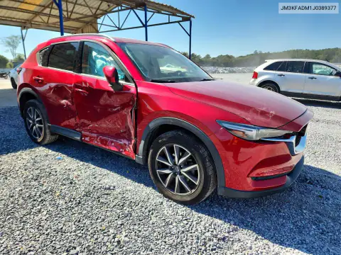 JM3KFADM1J0389377 — 2018 Mazda CX-5, ფოტო 4, Copart, გვერდითი ნაწილი