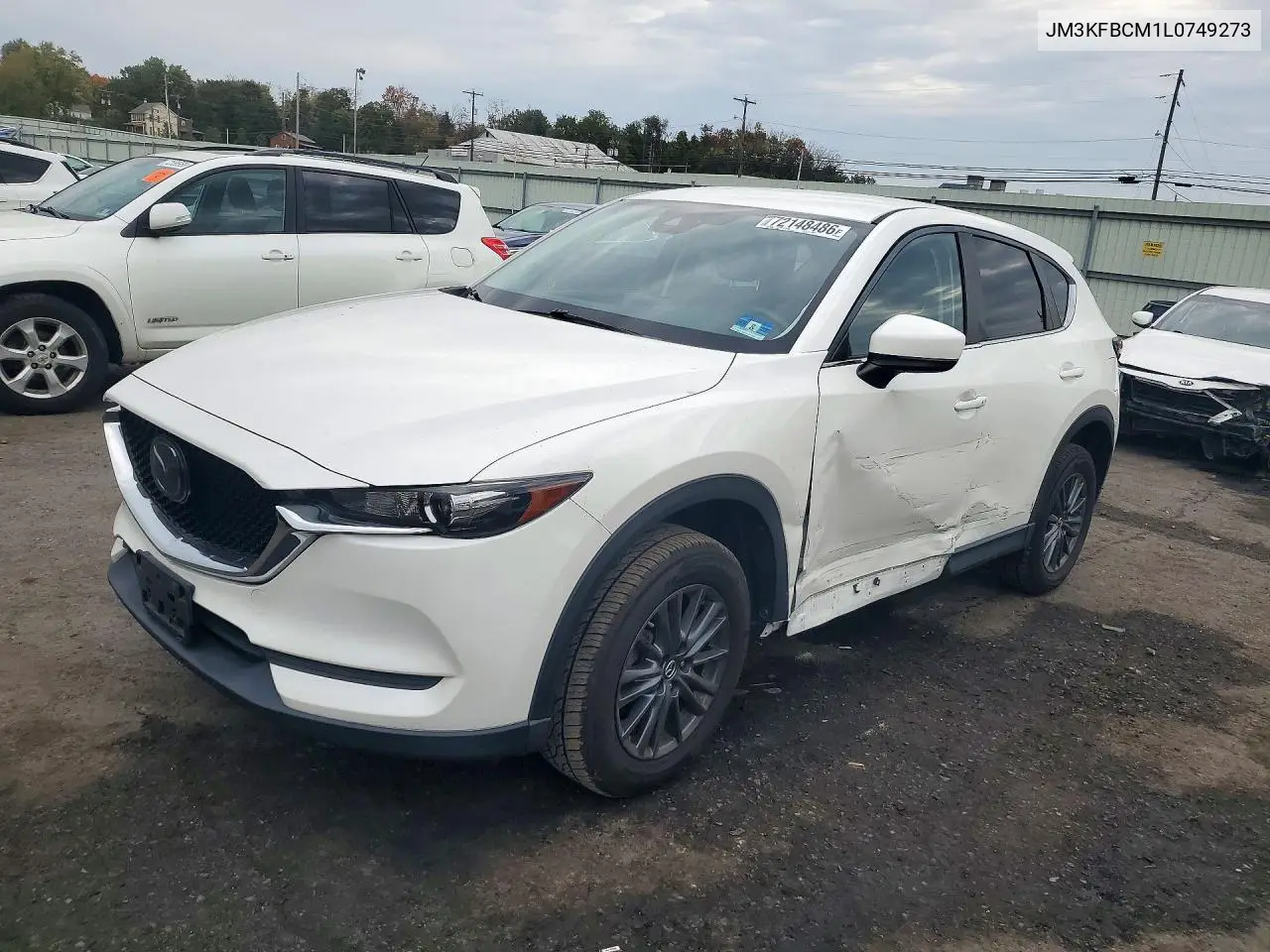 JM3KFBCM1L0749273 Mazda CX-5 2020 — повреждение Боковая часть, фото до ремонта
