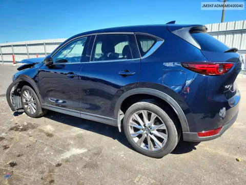 2021 Mazda Cx-5 Grand Touring VIN JM3KFADM6M0400040 фото 2