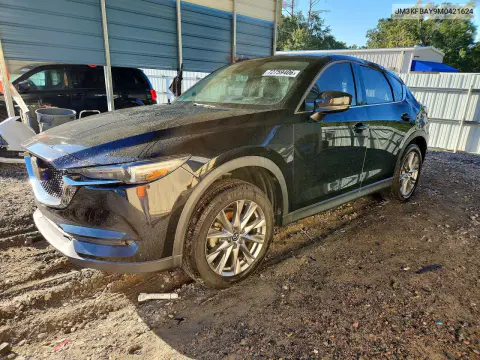 JM3KFBAY9M0421624 — 2021 Mazda CX-5, Задняя часть, фото до ремонта