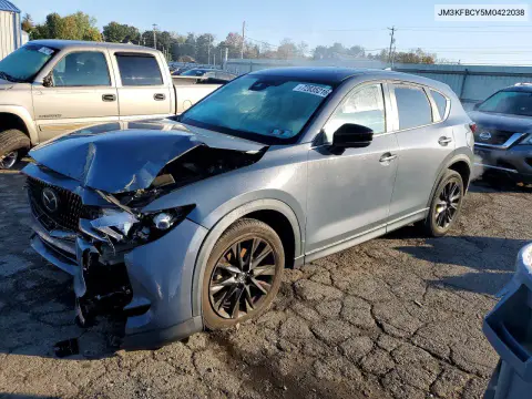 2021 Mazda Cx-5 Carbon Edition VIN JM3KFBCY5M0422038 фото 1