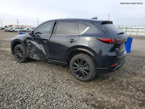 JM3KFBAY2N0578025 — 2022 Mazda CX-5, ფოტო 2, Copart, გვერდითი ნაწილი