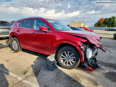 JM3KFBCM2R0364278 — 2024 Mazda CX-5, фото 4 с аукциона Copart, Передняя часть