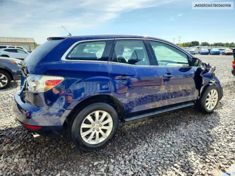2011 Mazda Cx-7 VIN JM3ER2A57B0360958 фото 3