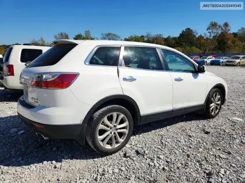 JM3TB3DA2C0349345 — 2012 Mazda CX-9, фото 3 с аукциона Copart, Задняя часть