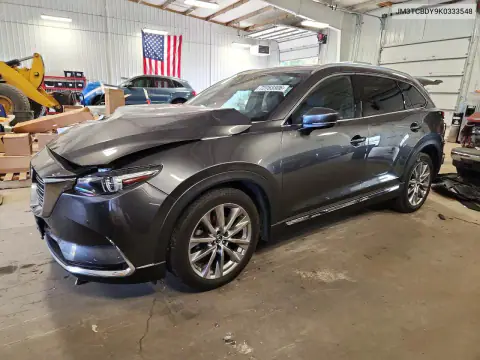 JM3TCBDY9K0333548 — 2019 Mazda CX-9, წინა ნაწილი, ფოტოები შეკეთებამდე