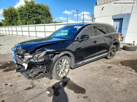 JM3TCADY0K0330919 — 2019 Mazda CX-9, Przód, zdjęć przed naprawą