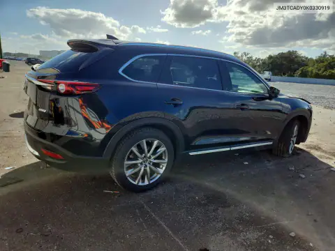 JM3TCADY0K0330919 — 2019 Mazda CX-9, foto 3 de Copart, Parte delantera