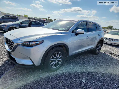 JM3TCBCY3L0411910 — 2020 Mazda CX-9, Задняя часть, фото до ремонта