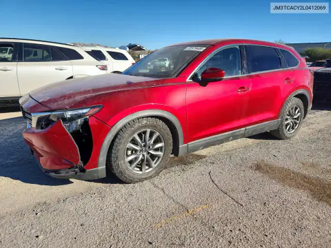 JM3TCACY2L0412069 — 2020 Mazda CX-9, დატბორვა, ფოტოები შეკეთებამდე