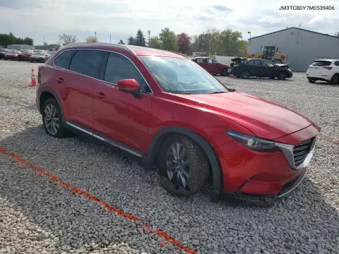 JM3TCBDY7M0539406 — 2021 Mazda CX-9, фото 4 з Copart, Передня частина