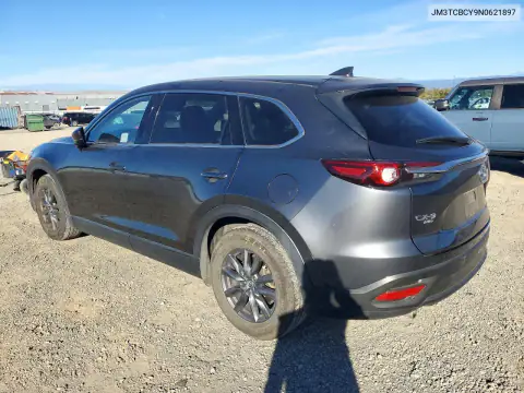 JM3TCBCY9N0621897 — 2022 Mazda CX-9, photo 2 from Copart, Front end