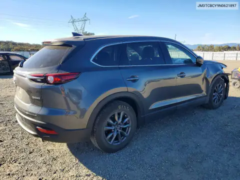 JM3TCBCY9N0621897 — 2022 Mazda CX-9, photo 3 from Copart, Front end