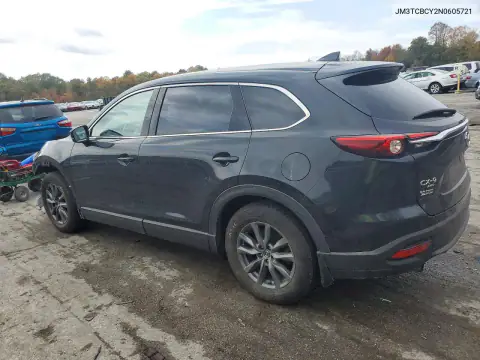 JM3TCBCY2N0605721 — 2022 Mazda CX-9, foto 2 de Copart, Parte delantera