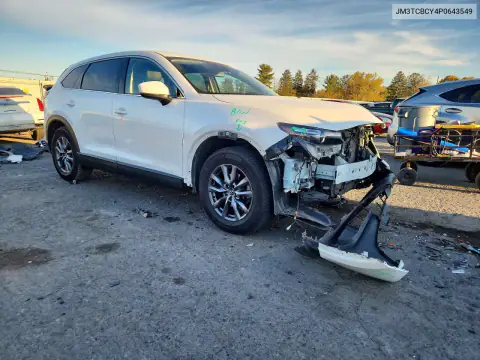 JM3TCBCY4P0643549 — 2023 Mazda CX-9, photo 4 from Copart, Front end