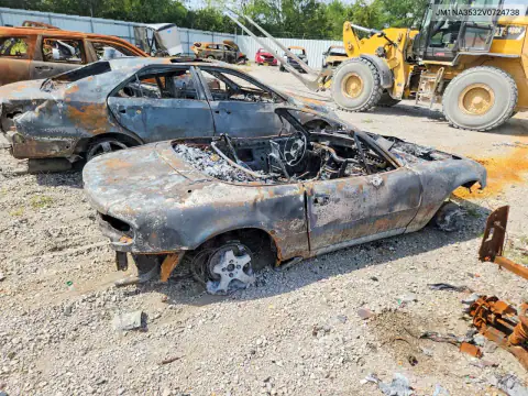 JM1NA3532V0724738 — 1997 Mazda MX-5, photo 3 from Copart, Fire