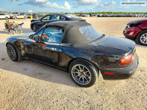 JM1NA3532V0736694 — 1997 Mazda MX-5, фото 2 с аукциона Copart, Боковая часть