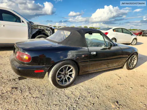 JM1NA3532V0736694 — 1997 Mazda MX-5, фото 3 с аукциона Copart, Боковая часть
