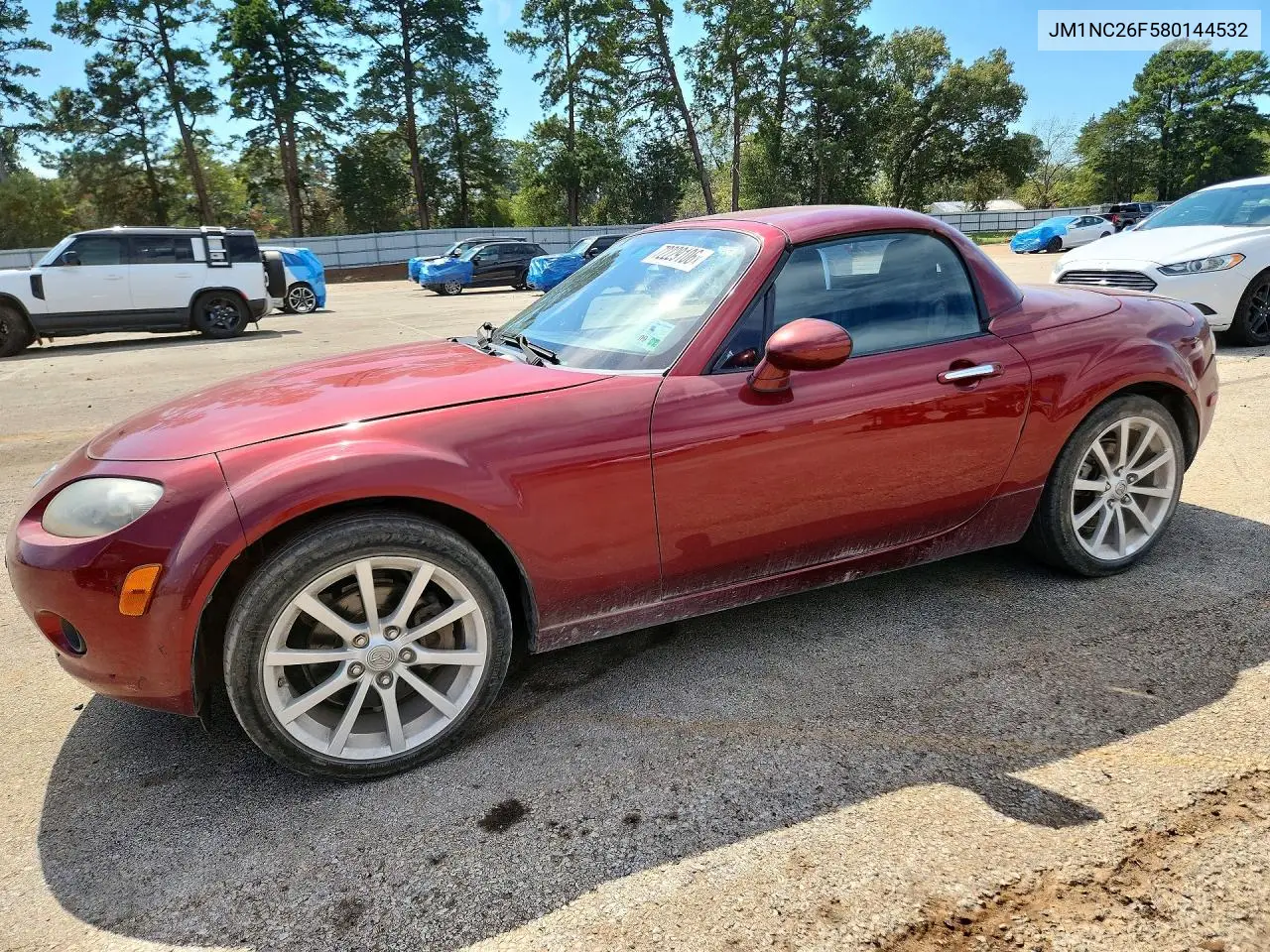 2008 Mazda Mx-5 Miata VIN JM1NC26F580144532 фото 1