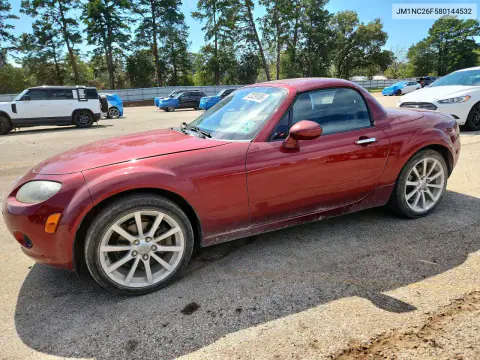 2008 Mazda Mx-5 Miata VIN JM1NC26F580144532 фото 1
