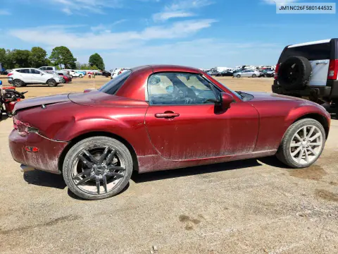 2008 Mazda Mx-5 Miata VIN JM1NC26F580144532 фото 3