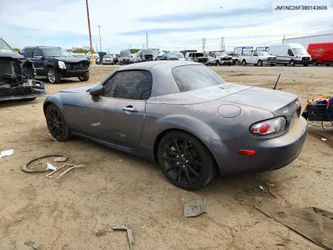 2008 Mazda Mx-5 Miata VIN JM1NC26F380143606 фото 2