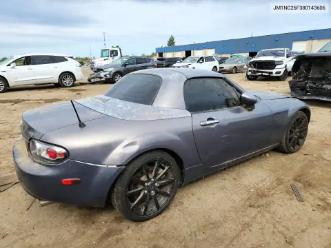 2008 Mazda Mx-5 Miata VIN JM1NC26F380143606 фото 3