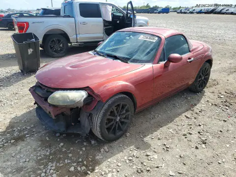 JM1NC26F780149862 — 2008 Mazda MX-5, Передняя часть, фото до ремонта