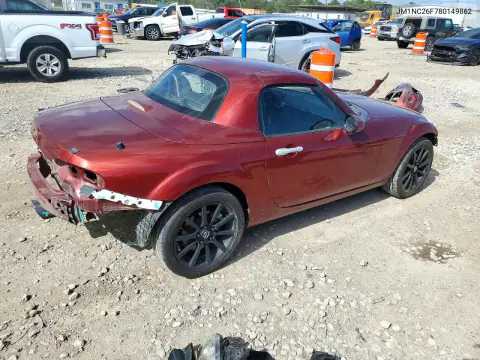 2008 Mazda Mx-5 Miata VIN JM1NC26F780149862 фото 3
