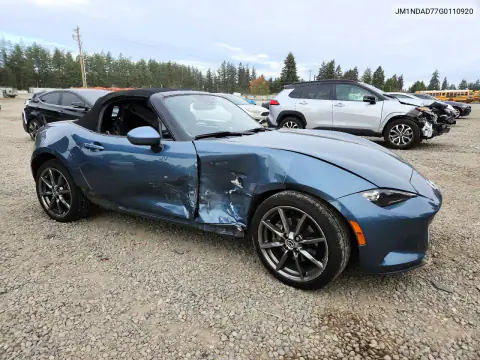 2016 Mazda Mx-5 Miata Grand Touring VIN JM1NDAD77G0110920 фото 4