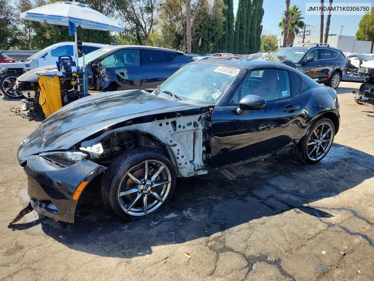 JM1NDAM71K0306750 Mazda MX-5 2019 — повреждение Передняя часть, фото до ремонта